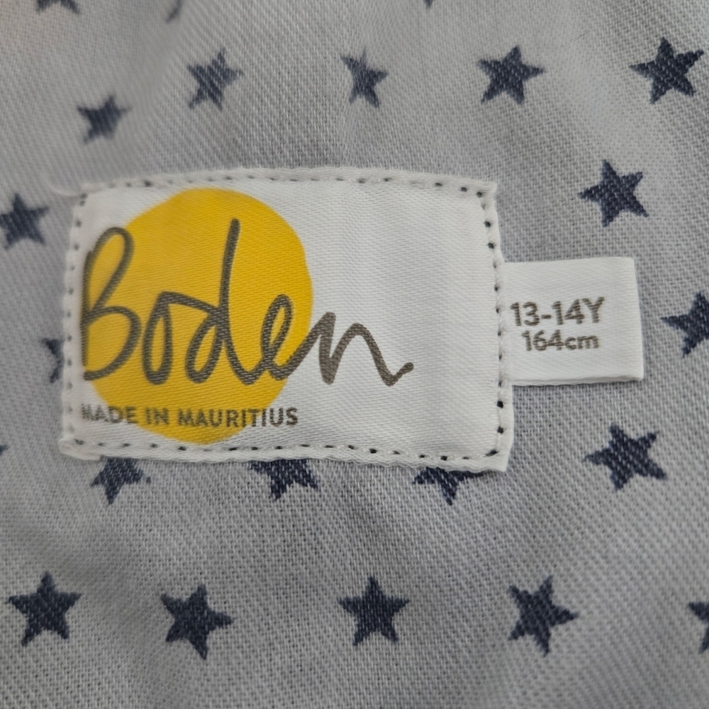BODEN Button Through Dungaree Dress. Size 13-14Y. Black. Good preowned condition - Picture 6 of 6